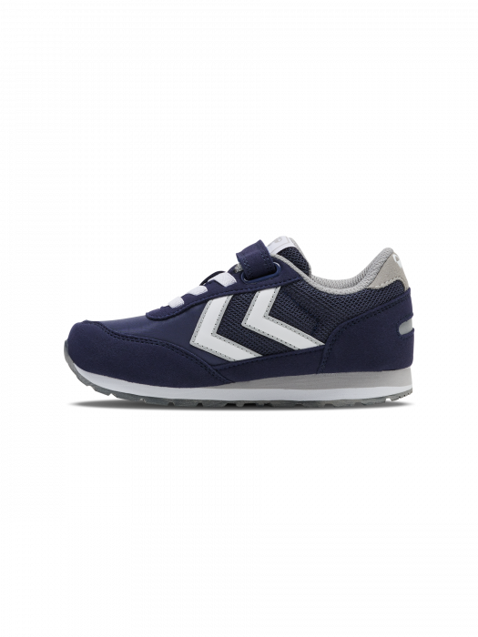 Pantofi sport copii, Hummel, Reflex JR Black Iris, sireturi elastice si velcro, [5]