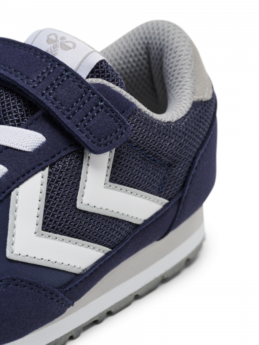 Pantofi sport copii, Hummel, Reflex JR Black Iris, sireturi elastice si velcro, [3]