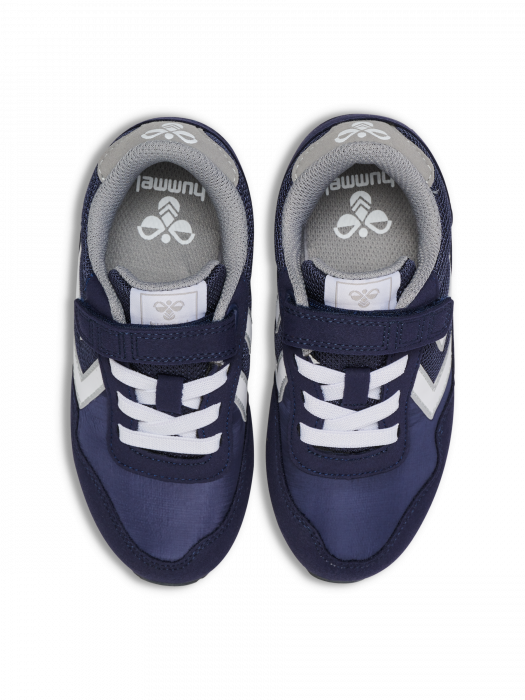 Pantofi sport copii, Hummel, Reflex JR Black Iris, sireturi elastice si velcro, [6]