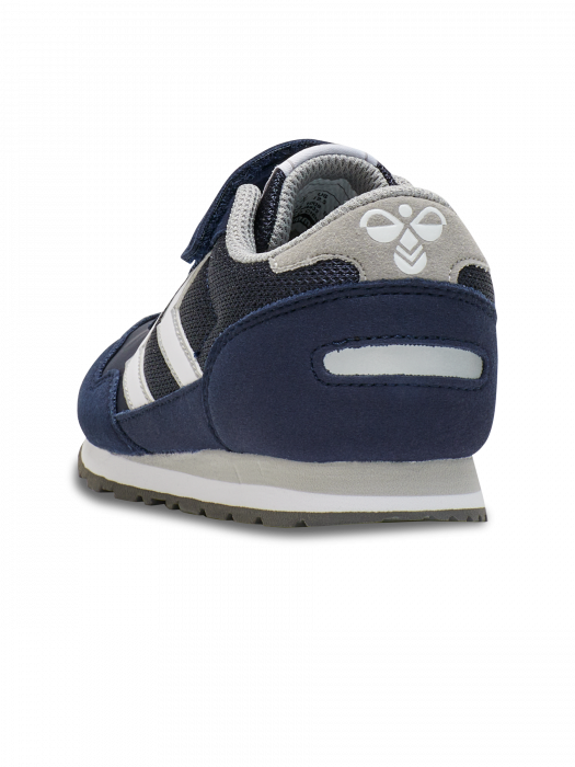 Pantofi sport copii, Hummel, Reflex JR Black Iris, sireturi elastice si velcro, [4]