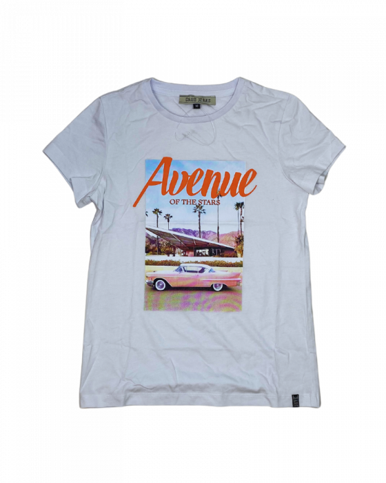Tricou alb - Avenue of the stars [1]