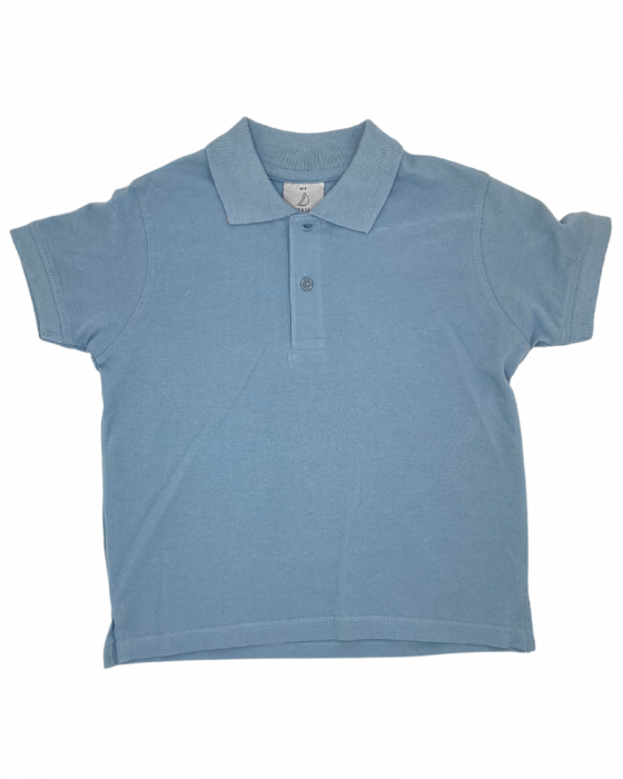 Tricou baieti polo, albastru deschis, 8 ani [1]