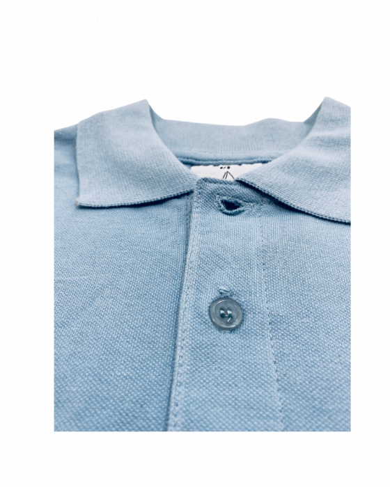 Tricou baieti polo, albastru deschis, 8 ani [2]