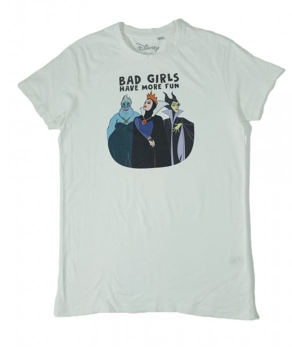 Tricou fete, Disney, Bad girls, Bumbac pur, 16 ani, XS [3]