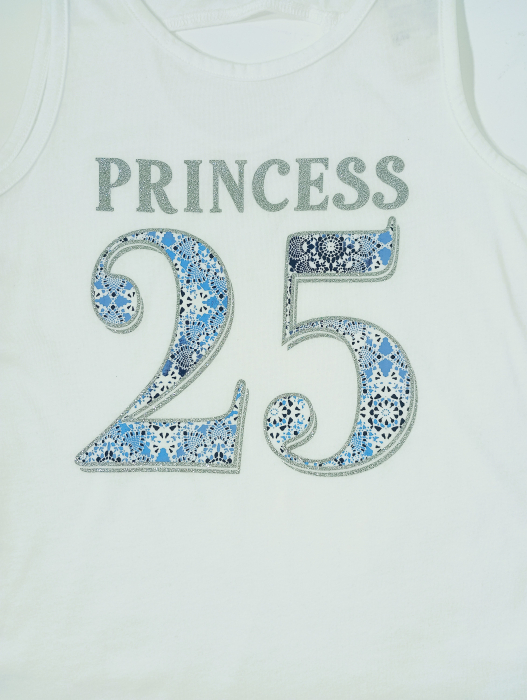 Tricou fete fara maneci, The Children's PLACE, Princess 25, Bumbac si poliester [2]