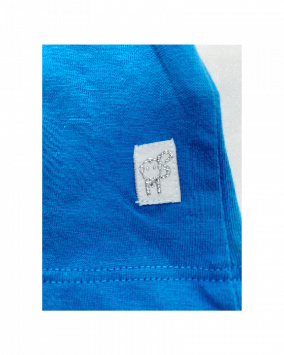 Tricou fete street monkey albastru - Vaza cu flori [3]