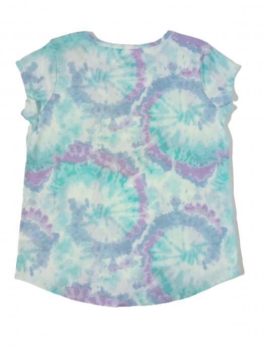 Tricou fete, The Children's PLACE, Cupcake Tie Dye Top - Azureus, bumbac, 16 ani, [2]