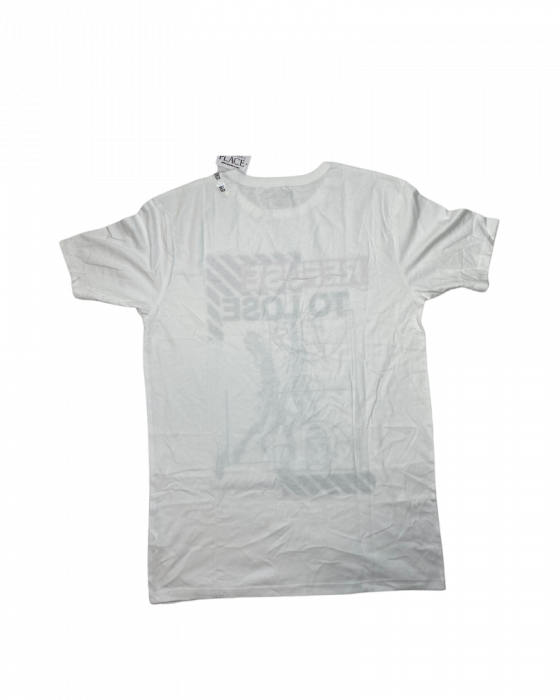 Tricou baieti, The Children's PLACE, Refuse to lose, Bumbac, Alb, XXL, 176 cm, 16 ani [2]