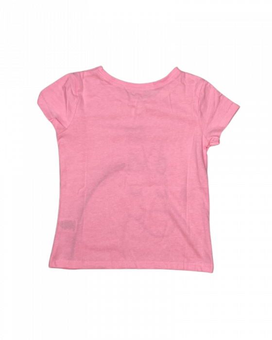 Tricou fete, Garanimals, Unicorn si fluturi, Bumbac, Roz, 98 cm, 3 ani [2]