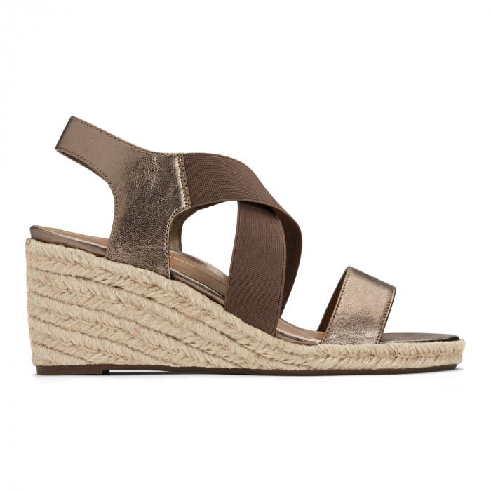 Sandale dama din piele Tulum Ainsleigh Dark Taupe [2]