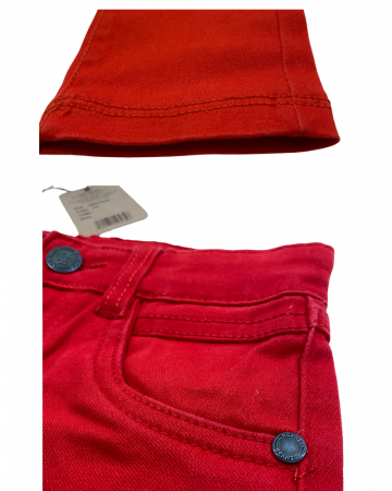 Blugi fete - culoare rosu, 4 ani/ 104 cm [1]