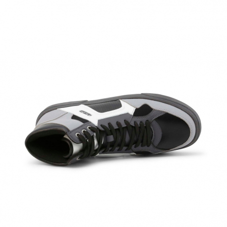 Pantofi sport barbati high top, NICK_BLACK-GREY [2]