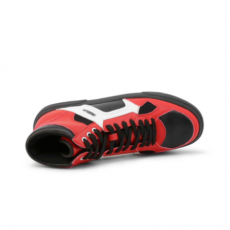 Pantofi sport barbati high top, NICK_BLACK-RED [2]