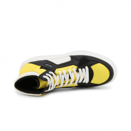 Pantofi sport barbati high top, NICK_BLACK-YELLOW [2]