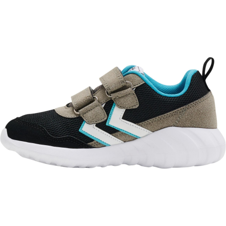 Pantofi sport copii din plasa si piele, Hummel, talpa spuma, super usori, [4]