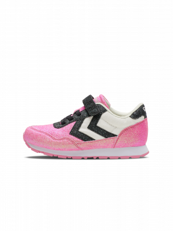 Pantofi cu sclipici pentru fete, Hummel, siret elastic si velcro, [7]