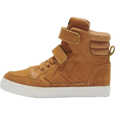 Ghete si cizme copii - Pantofi sport din piele  pentru copii, Hummel, Stadil Winter High Jr,