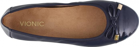 Balerini dama din piele naturala  Spark Minna Navy [10]