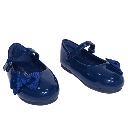 Balerini fete, Poti Pati, Blue Ribbon barret, piele ecologica, [8]