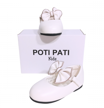 Balerini fete, Poti Pati, White Ribbon, piele ecologica, [14]