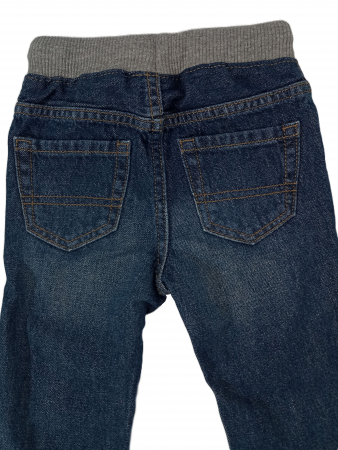 Blugi copii, The Children's PLACE, regular cu talie elastica, Bumbac, 12-18 luni [2]