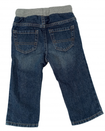 Blugi copii, The Children's PLACE, regular cu talie elastica, Bumbac, 12-18 luni [1]