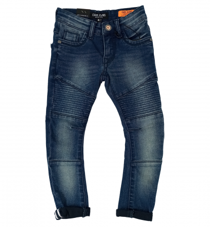 Imbracaminte copii - Blugi fete, super skinny, Cars Jeans, dungi, Albastru prespalat, 98-104 CM, 4 ani