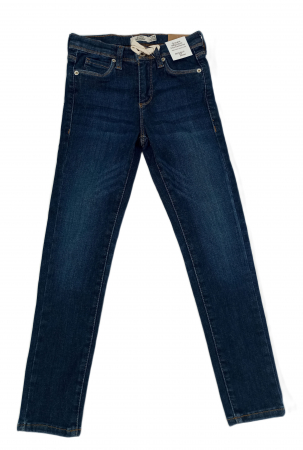Imbracaminte copii - Blugi pentru fete super skinny, OVS, Denim, talie ajustabila, Albastru, 128 CM, 7-8 ani