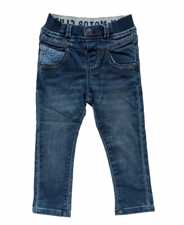 Blugi pentru copii, OVS, elastici, Bumbac,Poliester,Elastan, albastru, 92 CM, 2-3 ani [2]