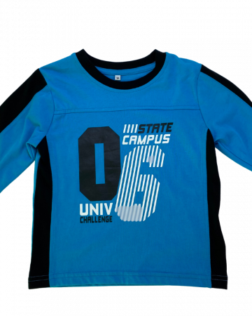 Bluze copii - Bluza baieti, maneca lunga si imprimeu grafic