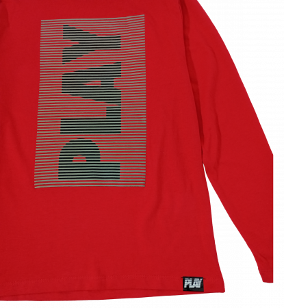 Bluza baieti, OVS, model grafic cu text si dungi orizontale in relief, Bumbac pur, 10-11 ani [2]