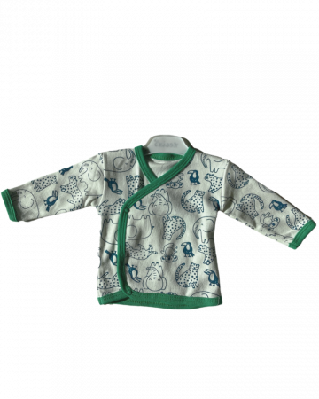 Bluze copii - Bluza bebe, Necixs, animal print, bumbac,