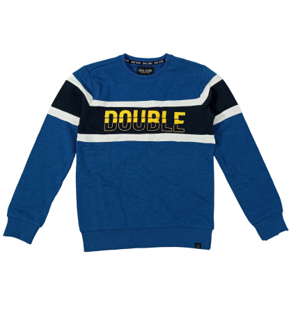 Bluze copii - Bluza copii, Cars Jeans, Double, bumbac, Albastru, 140 CM, 10 ani