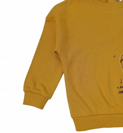 Bluza copii, OVS, Pisica astronaut, Bumbac organic, [4]
