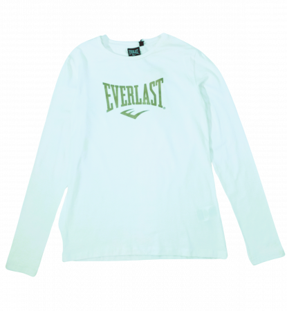 Bluze copii - Bluza fete, EVERLAST, imprimeu text, Bumbac si elastan, 12-13 ani