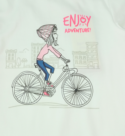 Bluza fete, OVS, Enjoy Adventure, Bumbac si elastan, [3]