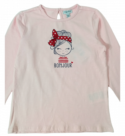 Bluza fete OVS, Bonjour, Bumbac Organic și Elastan, Decupaj Posterior cu Nasture, [1]