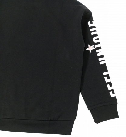 Bluza flausata fete, OVS, imprimeu logo unicorn, bumbac si poliester, 14 ani [6]