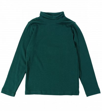 Bluza pe gat baieti,OVS, Bumbac, Verde inchis, 122 CM, 6-7 ani [1]