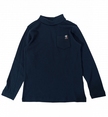 Bluza pe gat, baieti, OVS, buzunar la piept, Bumbac organic, 3-4 ani [0]