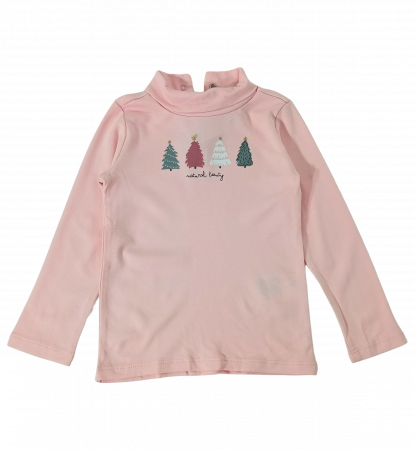 Bluze copii - Bluza bebelusi, OVS, model guler inalt, bumbac,