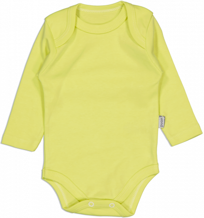 Imbracaminte copii - Body fete cu maneca lunga, Puan Baby, Bumbac,