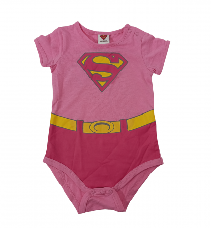 Body fete, OVS, Supergirl - DC Comics, Bumbac organic, 6-9 luni [4]