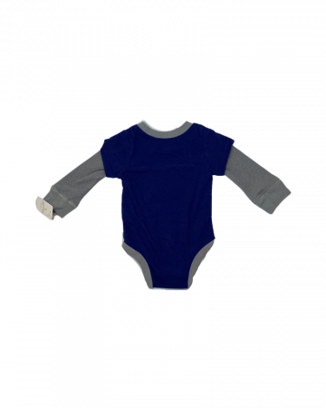 Body maneca lunga bebelusi, Falls Creek Kids, imprimeu om de zapada, Bumbac, [1]