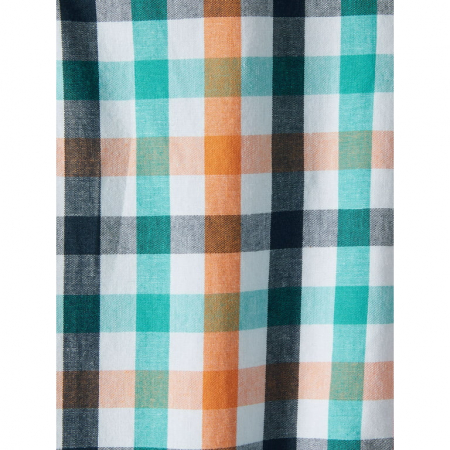 Camasa de vara pentru baieti, Garanimals, carouri multicolore, Bumbac, 5 ani [2]