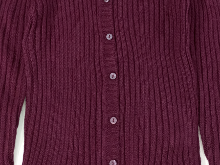 Cardigan fete tricotat, OVS, tricot in dungi verticale si inchidere completa pe nasturi, Acril, 4-5 ani [1]