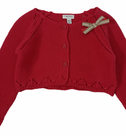 Cardigan fete, OVS, model tricotat, funda cusuta, Bumbac, 12-18 luni [1]