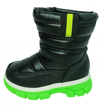 Ghete si cizme copii - Cizme impermeabile si imblanite copii, Green sole,