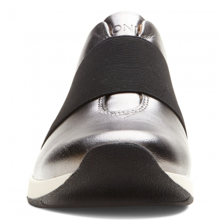 Pantofi dama din piele naturala Cosmic Codie Metallic Pewter Casual Slip [4]