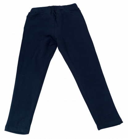 Colanti fete, OVS, buzunare frontale false, Bumbac organic, Bleumarin, 110 CM, 4-5 ani [1]